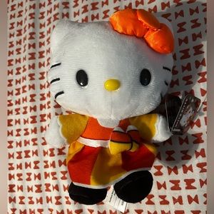Hello kitty candy corn plush halloween hello kitty